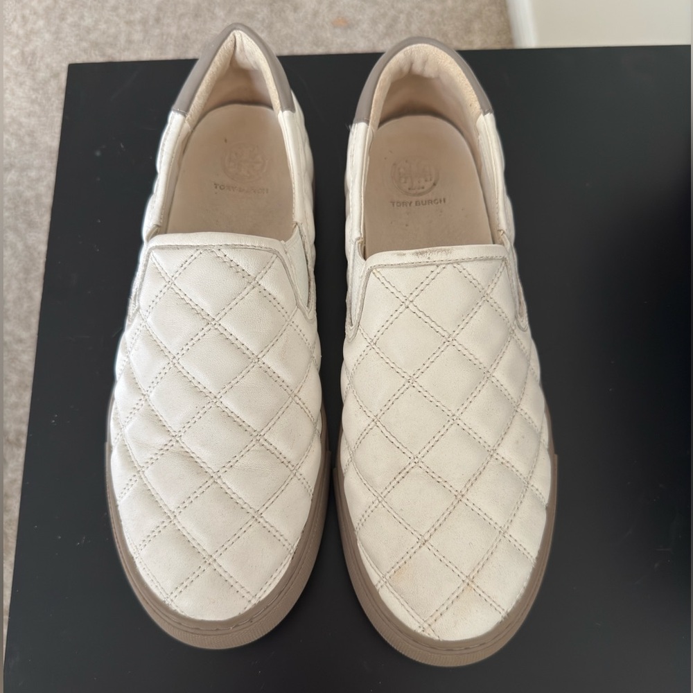 Tory Burch Slip On’s, 8.5